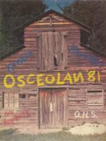 Osceola High School 1981 yearbook cover photo