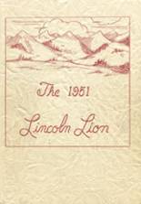 1951 Lincoln County High School Yearbook from Eureka, Montana cover image