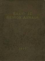 Shawnee High School 1937 yearbook cover photo