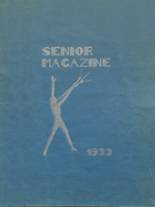Muncie Central High School 1933 yearbook cover photo