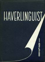 Haverling High School 1958 yearbook cover photo