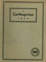 Carthage High School 1934 yearbook cover photo