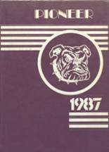 Swanton High School 1987 yearbook cover photo