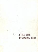 Pekin Community High School 1983 yearbook cover photo