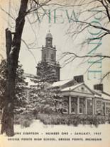 Grosse Pointe High School 1957 yearbook cover photo