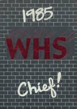 Waukomis High School 1985 yearbook cover photo