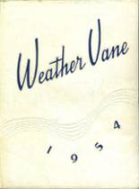 Westfield High School 1954 yearbook cover photo