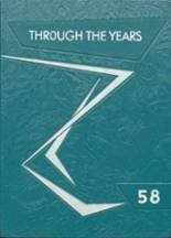 1958 Mayville High School Yearbook from Mayville, Michigan cover image