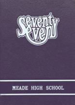 Meade High School 1977 yearbook cover photo