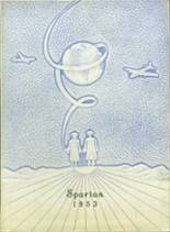 Sparta High School 1953 yearbook cover photo