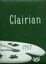 St. Clair High School 1957 yearbook cover photo