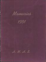 Horace Mann High School 1951 yearbook cover photo