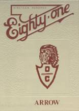 Osage City High School 1981 yearbook cover photo