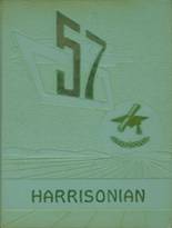 Harrison High School 1957 yearbook cover photo