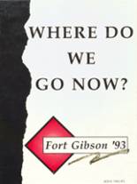 Ft. Gibson High School 1993 yearbook cover photo
