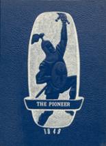 Exeter Township Junior High School 1949 yearbook cover photo