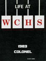 Whitley County High School 1983 yearbook cover photo