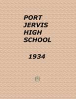 Port Jervis High School 1934 yearbook cover photo