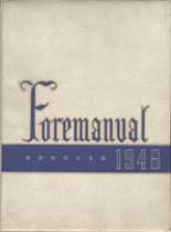 Foreman High School 1948 yearbook cover photo