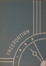 Freeport Area High School 1958 yearbook cover photo