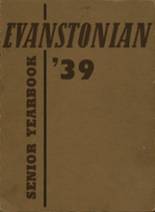 Evanston Township High School 1939 yearbook cover photo