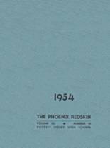 Phoenix Indian High School 1954 yearbook cover photo