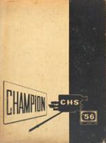 Central High School 1956 yearbook cover photo