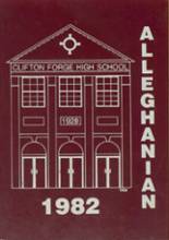 Clifton Forge High School 1982 yearbook cover photo