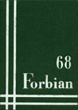 Forbes High School 1968 yearbook cover photo