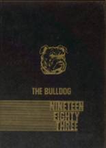 Brady High School 1983 yearbook cover photo