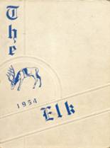 Hanston High School 1954 yearbook cover photo