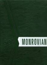 1960 Monroe High School Yearbook from West manchester, Ohio cover image