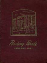 Pershing High School 1947 yearbook cover photo