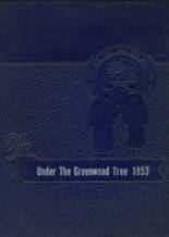 Greenwood High School 1953 yearbook cover photo