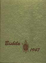 University High School 1947 yearbook cover photo