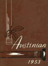 Austin High School 1953 yearbook cover photo