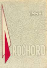 Rochester High School 1958 yearbook cover photo