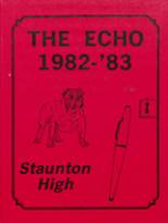 Staunton High School 1983 yearbook cover photo