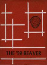 Beaver Local High School 1959 yearbook cover photo