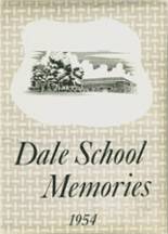 Dale High School 1954 yearbook cover photo