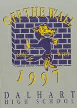 Dalhart High School 1997 yearbook cover photo