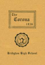 Bridgton High School 1936 yearbook cover photo