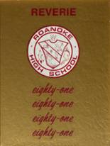 Roanoke High School 1981 yearbook cover photo