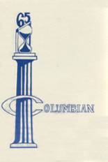 1965 Columbus Catholic High School Yearbook from Marshfield, Wisconsin cover image