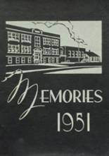 Meriden High School 1951 yearbook cover photo