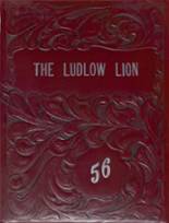 Ludlow High School 1956 yearbook cover photo