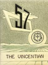 St. Vincent's Academy 1957 yearbook cover photo