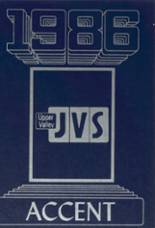 Upper Valley Joint Vocational High School 1986 yearbook cover photo