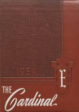 Erie Community High School 1954 yearbook cover photo