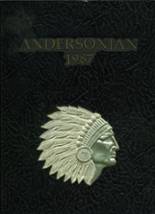 Anderson High School 1987 yearbook cover photo
